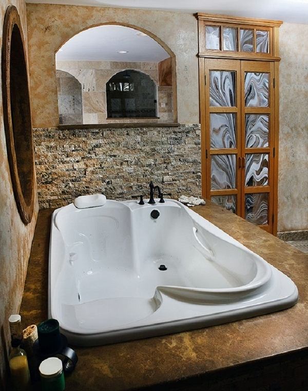 Bathroom Designs With Large Bathtubs, Oversized Bathtubs For Two
