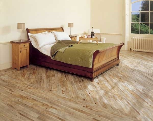 linoleum pros cons wood finish floor bedroom interior design