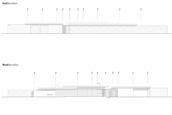 modern flat roof house architectural plans