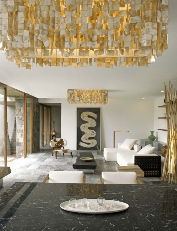 modern home interiors large chandeliers living room design 