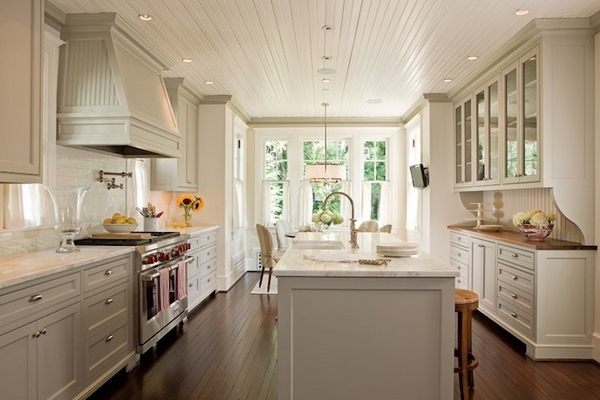 modern kitchen rustic decor white cabinets ceiling ideas beadboard white kitchen island