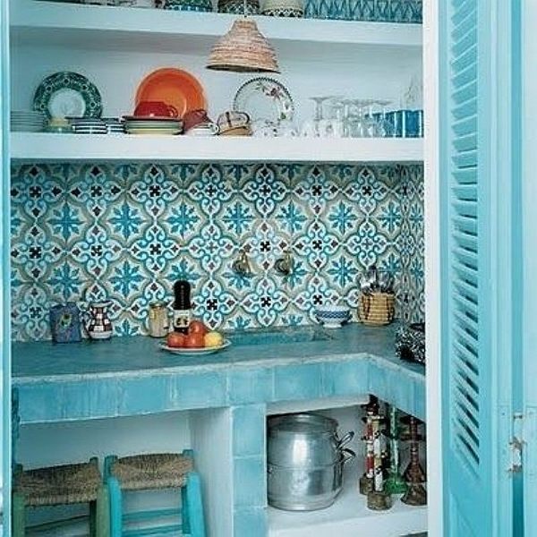 Moroccan Tile Backsplash Ideas Colorful Geometric Patterns Exotic Flair Kitchen Decor 