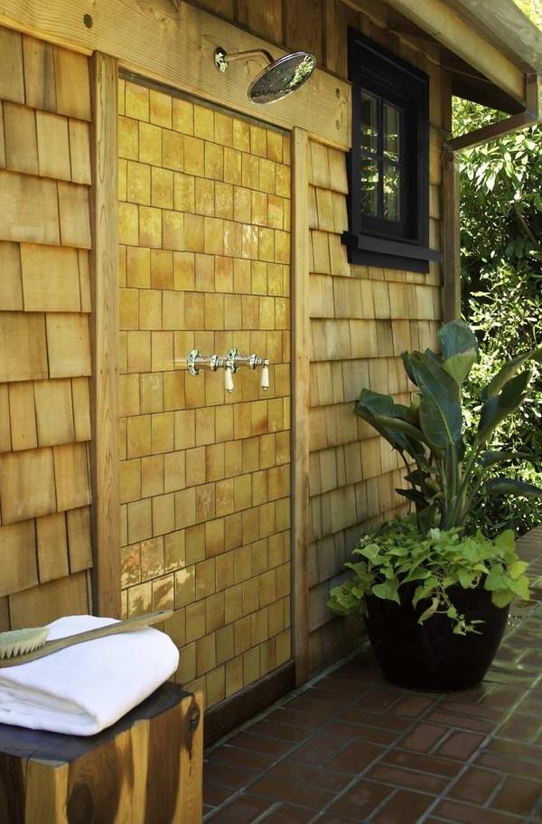 patio-design-ideas-outdoor-shower-ideas-tile flooring