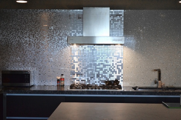 mirror tiles self adhesive tiles modern kitchen 