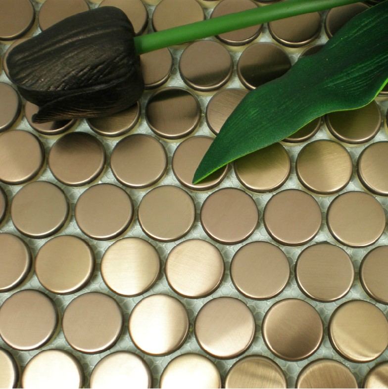 penny tile modern tile ideas