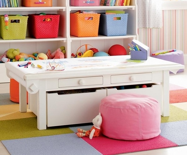 playroom-storage-craft-table-with-drawers-open-shelves