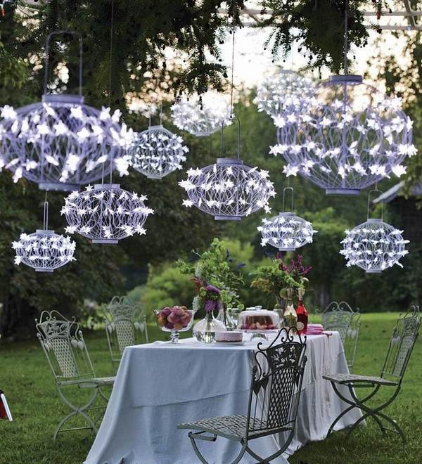 spectacular outdoor lighting hanging chandeliers