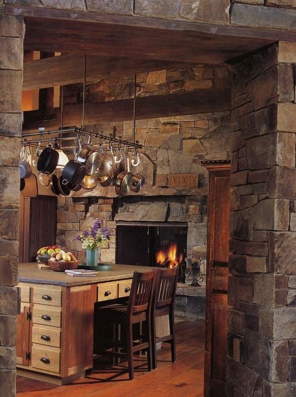 spectacular rustic kitchen ceiling beams kitchen island