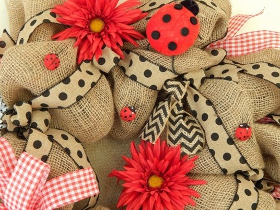 spring summer ladybug decoration ideas 