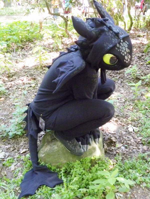 toddler halloween costume Toothless how to train your dragon
