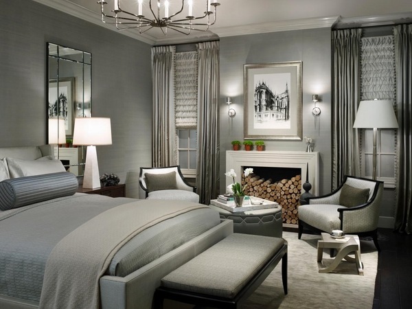 trend-in-bedroom-paint-gray shades-combination-elegant-bedroom