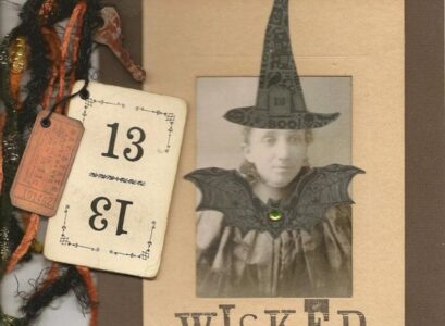 vintage-halloween-decorations-tips-ideas-picture-frame-witch-photo