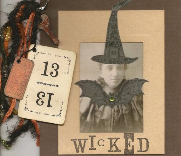 vintage-halloween-decorations-tips-ideas-picture-frame-witch-photo