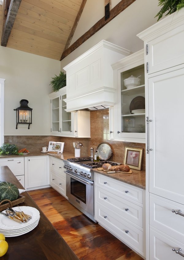 white-kitchen-rustic-decor-granite-backsplash-granite-countertops