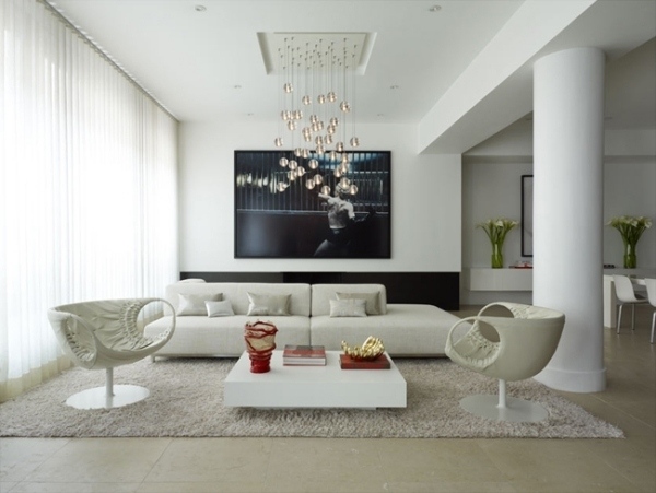 2015 living room interior design trends minimalist interiors low sofa modern armchairs