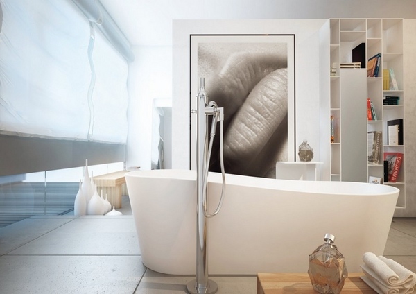 Contemporary freestanding bathtub design modern bathroom modern faucet