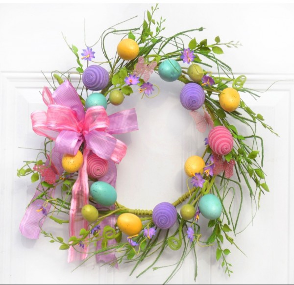 Easter decoration pastel egg 