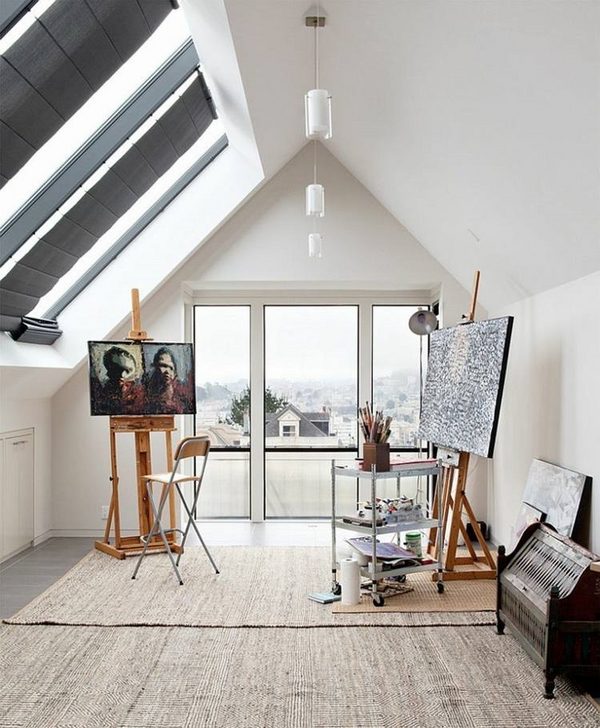 design ideas art studio hobby studio skylight