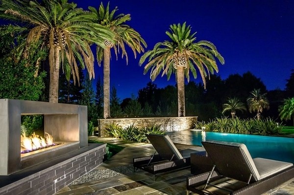  pool deck ideas palm trees