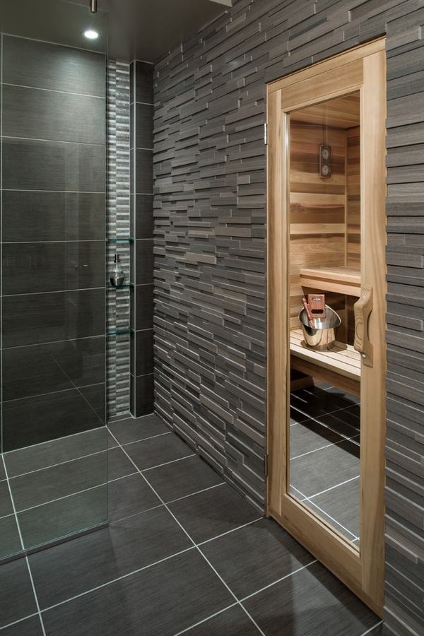 bathroom spa bathroom ideas modern tiles built in shelves