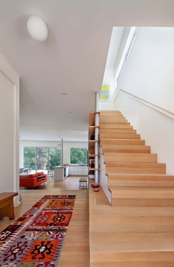 contemporary oak modern home interior design 