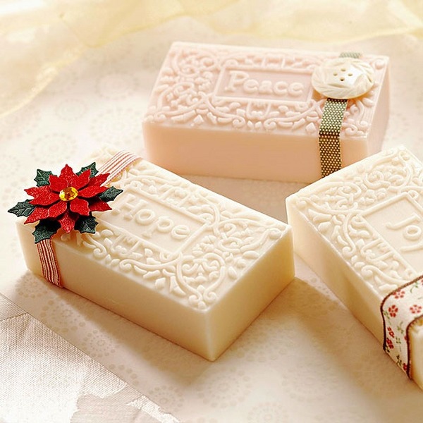 diy christmas ideas handmade soap bars
