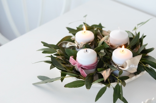 diy simple advent wreath easy christmas decorating ideas