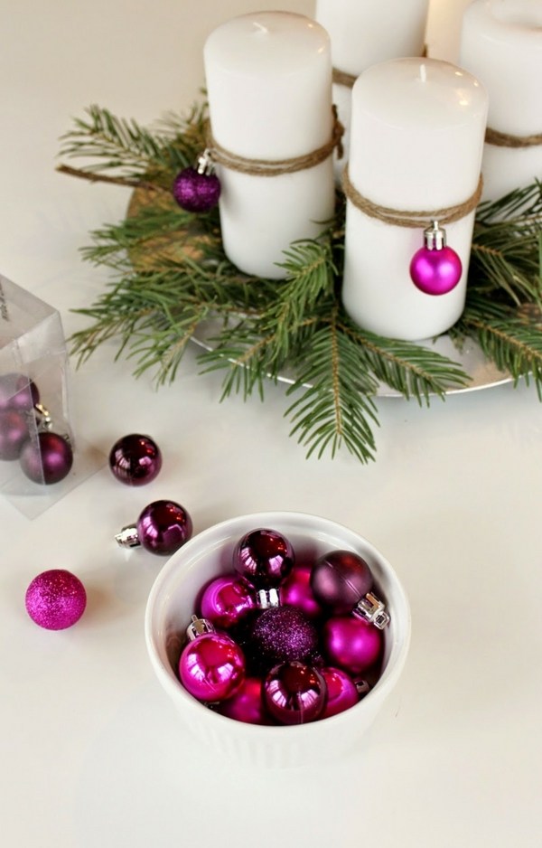 easy christmas crafts white candles 
