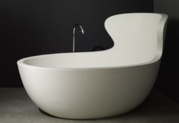 extraordinary chic bathtub design ideas high backrest 