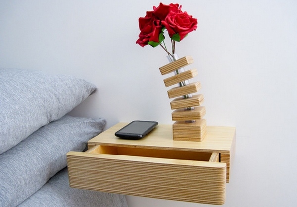 floating-shelf-nightstand-ideas-drawer-minimalist-bedroom-furniture design