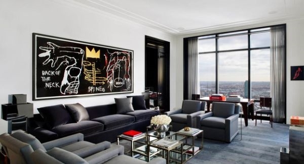 gray living room designs stylish wall art decorating idea