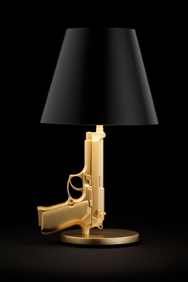 gun lamp unique lamp design ideas