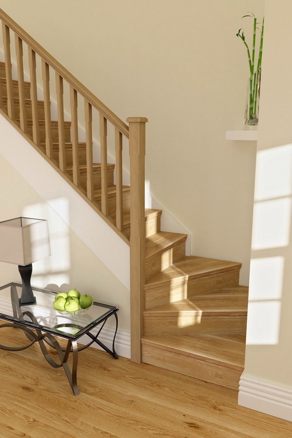 house entry staircase light color shade