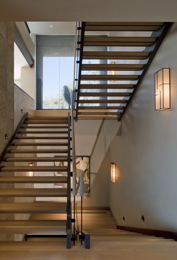 oak wood interior staircase design ideas modern home staircase ideas 