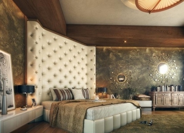 luxury bedroom design ideas extra-high-tufted-headboard-bedroom-decoration