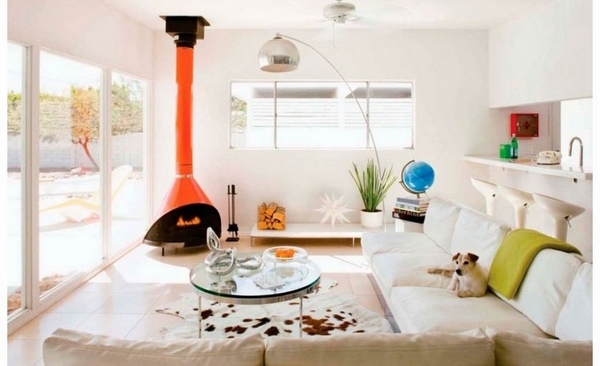 malm freestanding fireplace small living room design ideas