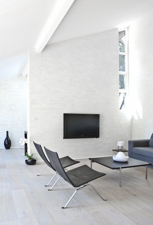 modern black and white minimalist design contemporary furniture