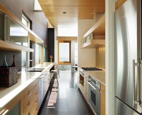 modern-galley-kitchen-ideas-functional-design-beige-colors