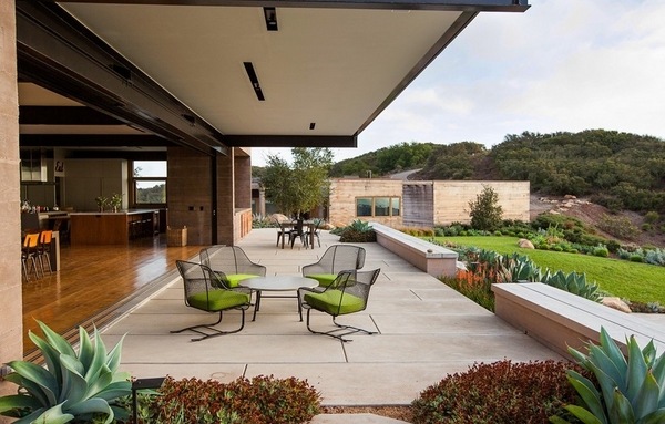 modern design deck area indoor outdoor transition