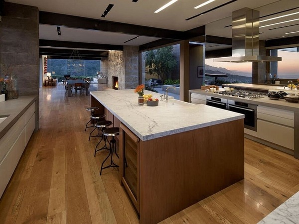 modern interior design contemporary kitchen island with seating