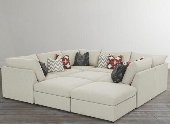 modular-pit-sofa-square-couch-ideas-white-upholstery-decorative-pillows