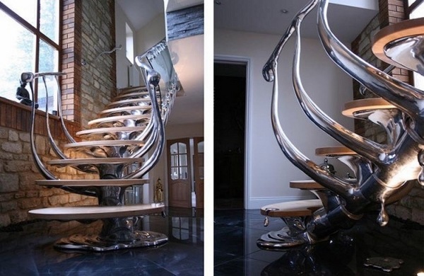 most amazing modern bespoke staircases skeleton staircase design stainless steel