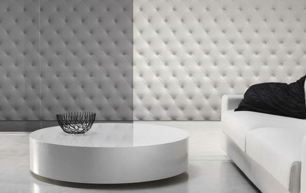 Elegance And Sophistication In The Interior With Padded Wall