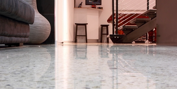 polished concrete floors pros cons modern home flooring ideas