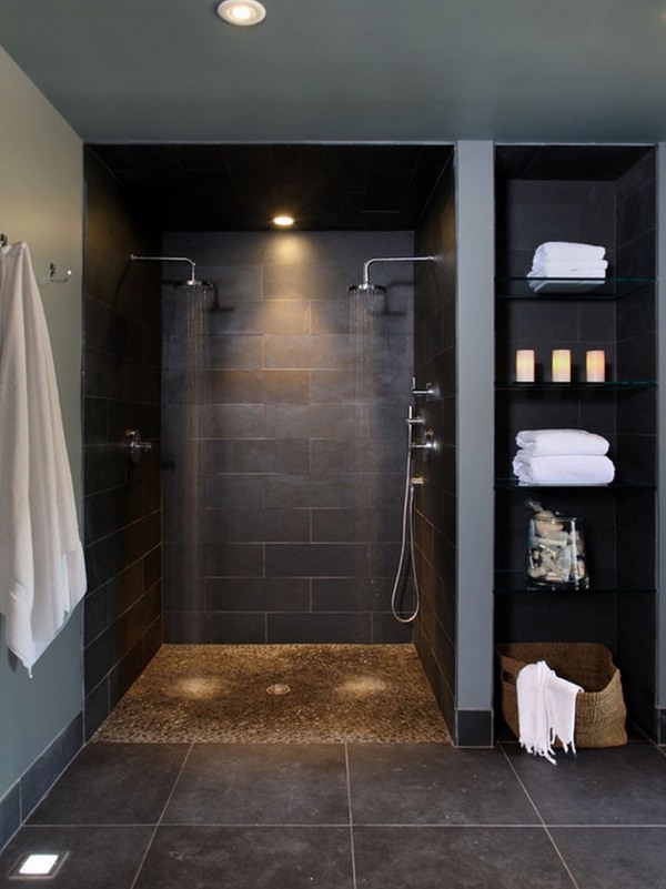 small bathroom designs contemporary interior shower built in shelves
