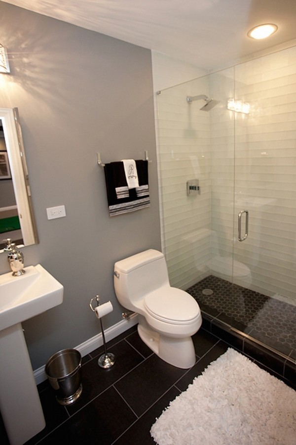 small bathroom ideas basement bathroom furniture ideas walk in shower glass walls gray wall color