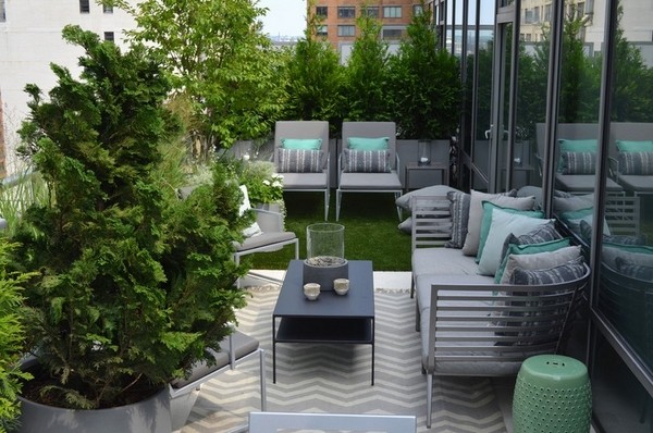 outdoor furniture balcony planters ideas