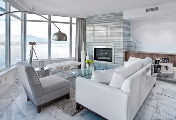small living room design ideas modern neutral colors white sofa