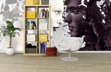 teen-bedroom-wall-decoration-ideasn-modern-teen-bedroom-decor-photo-wallpaper-faces