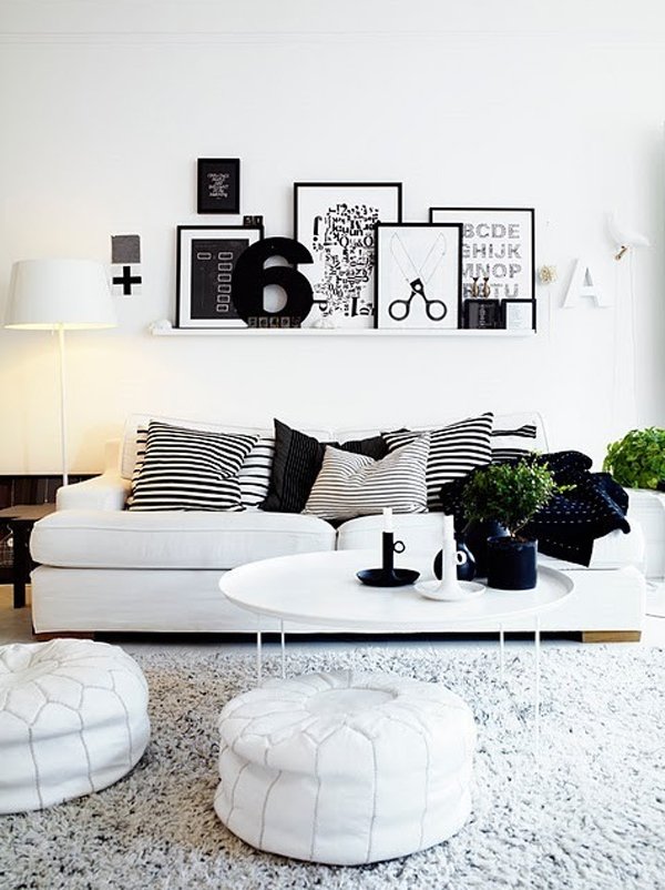  black and white decoration
